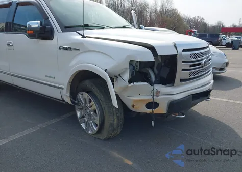2014 Ford F-150 Platinum из США, поврежденный, VIN 1FTFW1ET1EFB06866